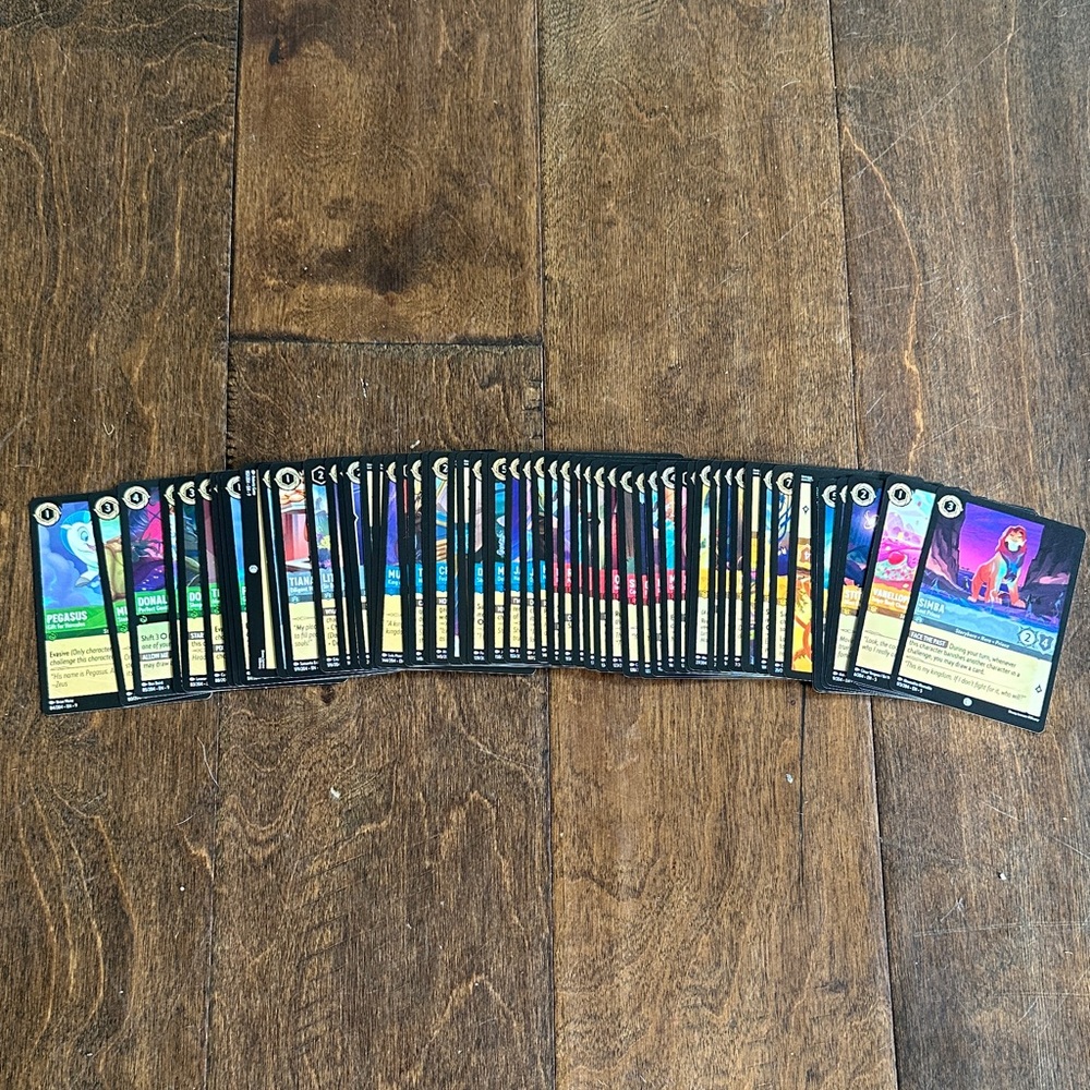 60 Disney Kids Trading Cards - NEW- Never been played